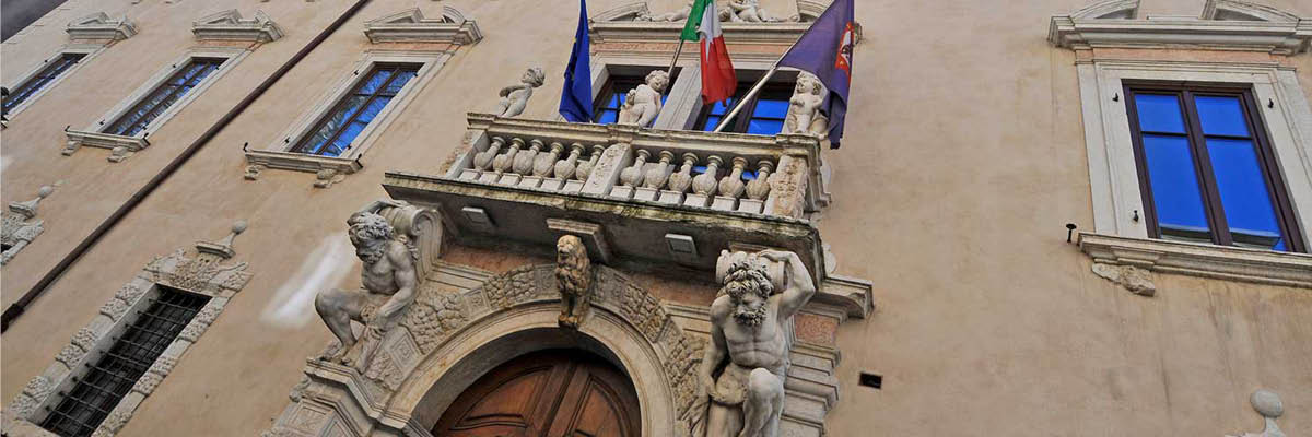 facciata posteriore di Palazzo Sardagna
